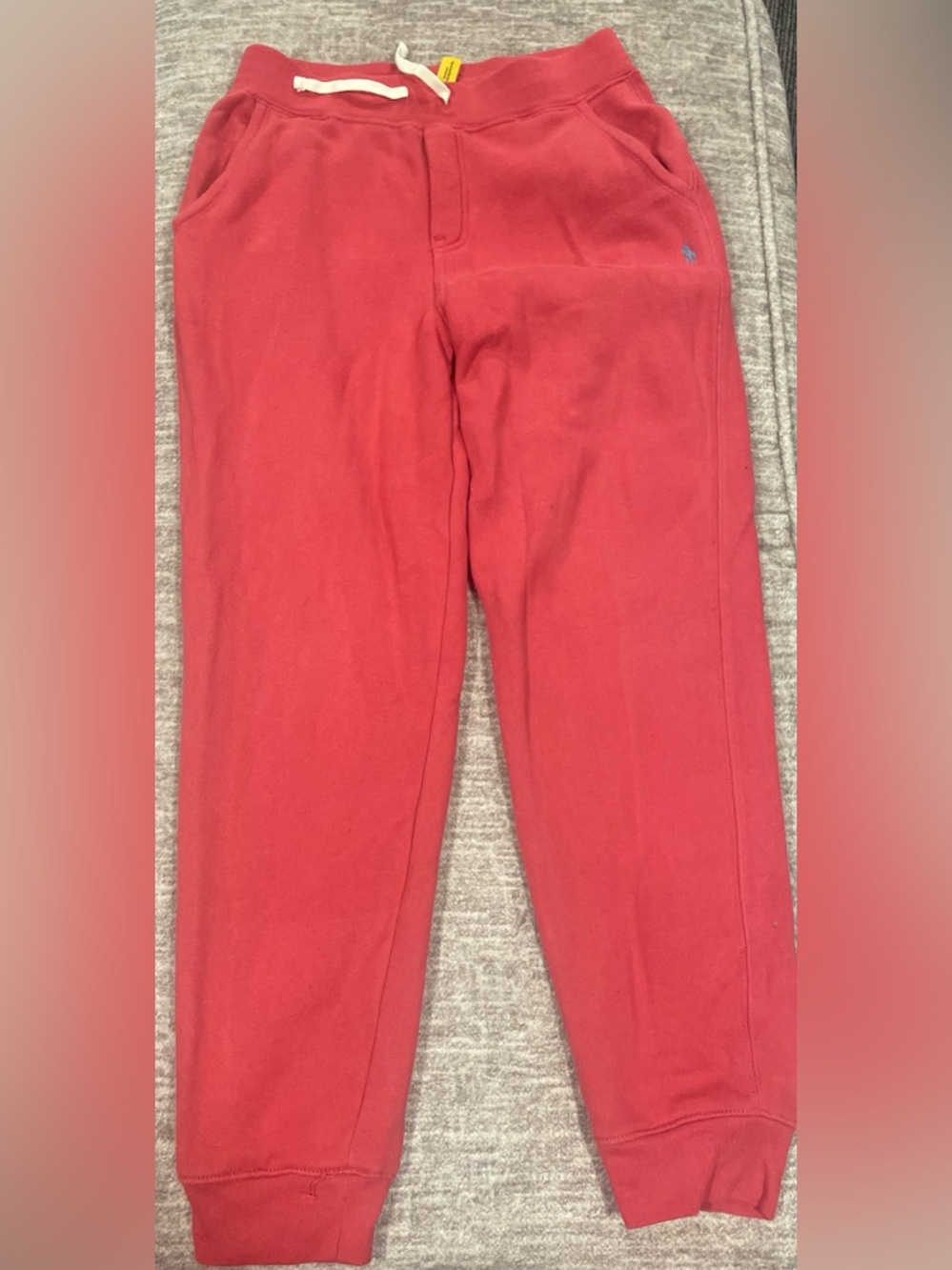 Kids Red Jogger Sweatpants - Comfortable Everyday Bottoms